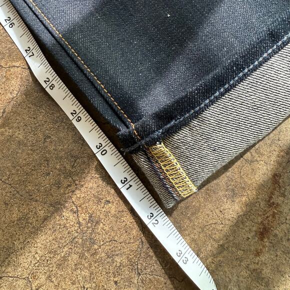 NWT Tellason Ankara Straight Leg White Oak Cone Selvedge Denim 12.5oz 28x30 New - Picture 11 of 15